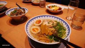 這是我們今天的第五頓，也是最後一餐了。（攝影：陳陽暮月）